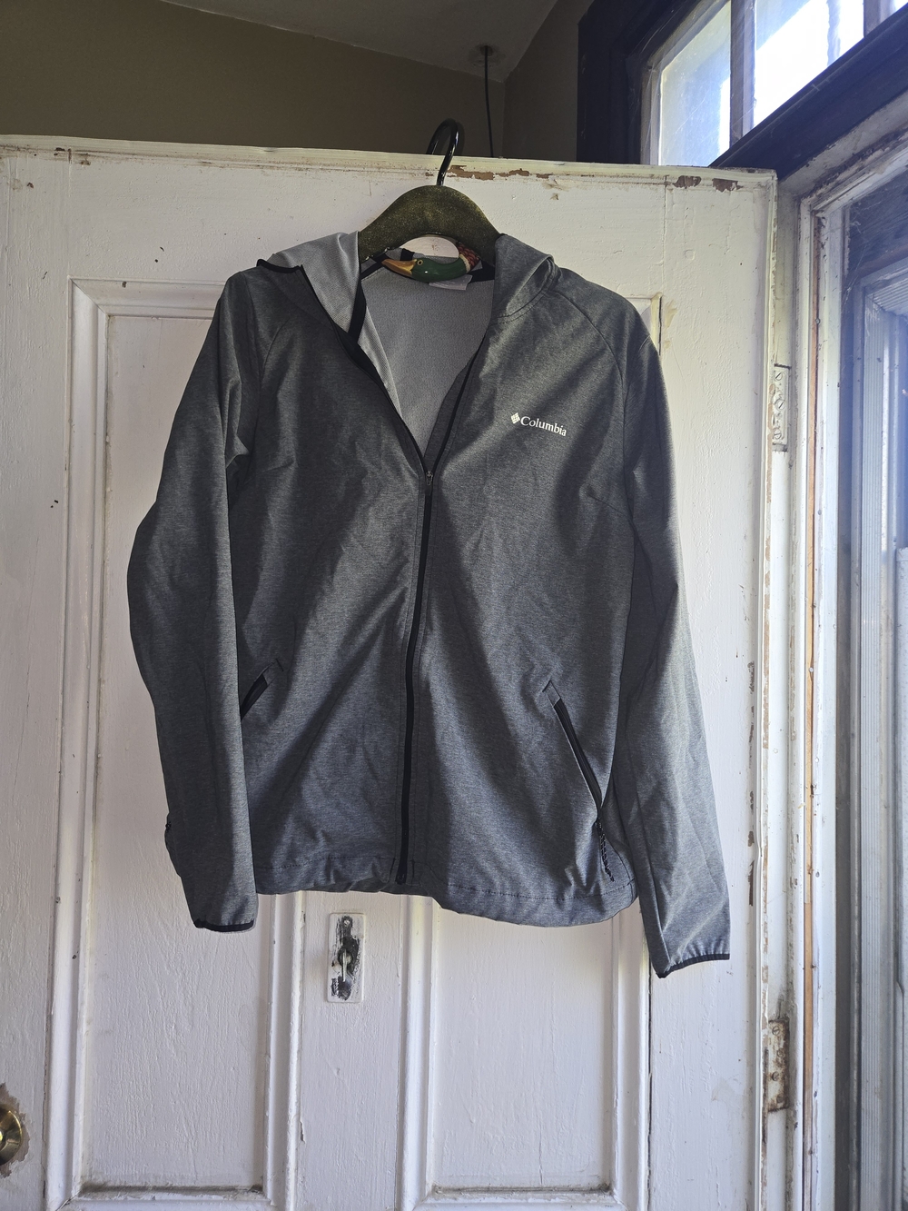 Columbia Womens Grey Softshell Hooded Jacket